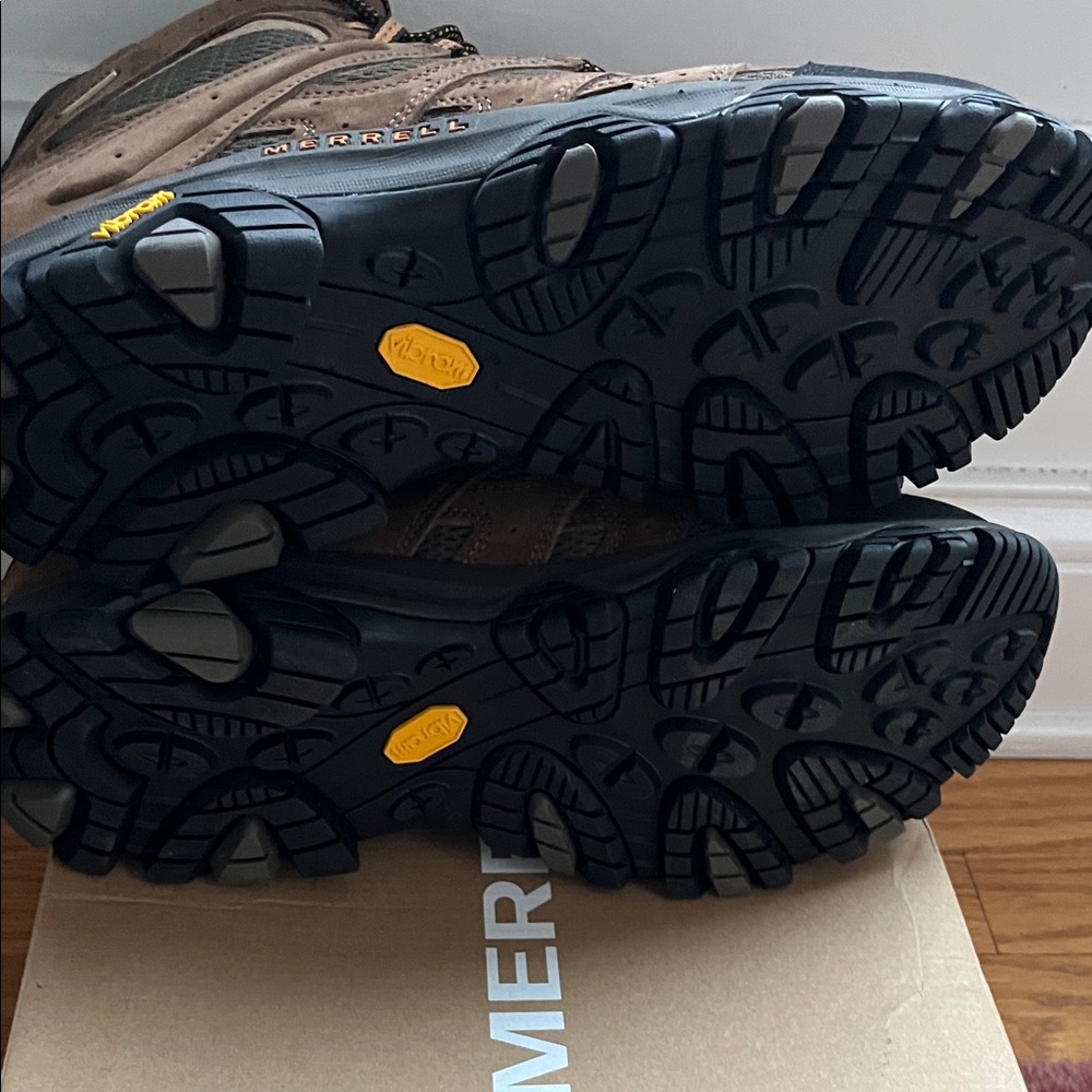 Merrell MOAB 3 Brown and Black Men's Waterproof Hiking Boot Size 12M - Picture 7 of 7